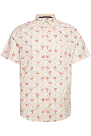 Original Penguin Ss Eco Twll Strtch A Tops Shirts Short-sleeved Pink