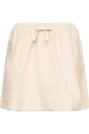 Copenhagen Colors Corduroy Junior Skirt Dresses & Skirts Skirts Short Skirts Beige