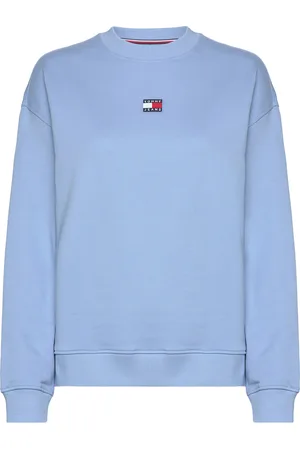 Tommy Hilfiger Tjw Bxy Badge Crew Ext Tops Sweat-shirts & Hoodies Sweat-shirts Blue