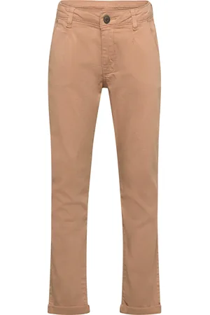 Minymo Pants Twill Bottoms Chinos Beige
