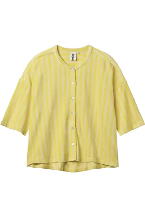 Bongusta Naram Over D Shirt Tops Shirts Short-sleeved Yellow