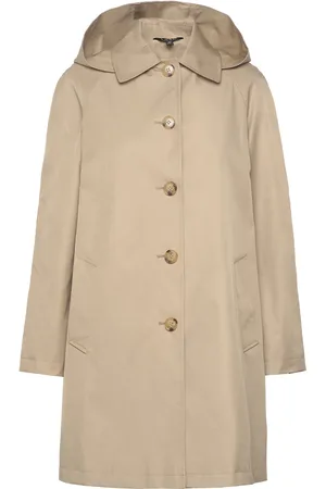 Ralph Lauren Cotton-Blend Coat Trenssi Takki Beige