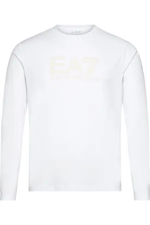 EA7 T-Shirt Tops T-shirts Long-sleeved White