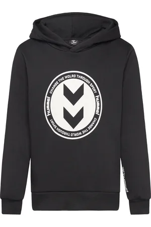 Hummel Hmlready Hoodie Tops Sweat-shirts & Hoodies Hoodies Black