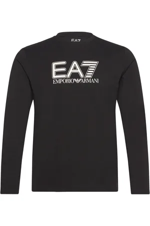 EA7 T-Shirt Tops T-shirts Long-sleeved Black