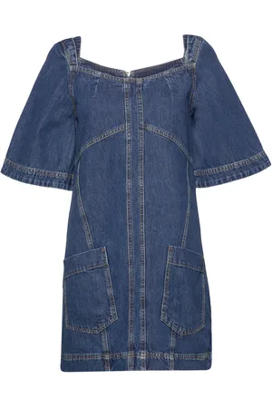 STINE GOYA Sgyvonne, 2064 Denim Lyhyt Mekko Blue