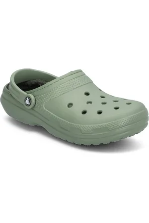 Crocs Classic Lined Clog Shoes Mules & Clogs Green