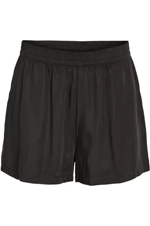 Noisy May Nmleilani Hw Tencel Shorts Fwd Bottoms Shorts Casual Shorts Black