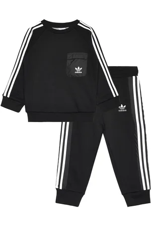 adidas Crew Set Sport Sweatsuits Black
