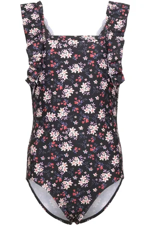 Color Kids Swimsuit W. Frills, Aop Uimapuku Uima-asut Multi/patterned