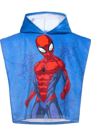 Brandmac Poncho Spiderman 1347 - 50X100 Cm Home Bath Time Bath Poncho Multi/patterned