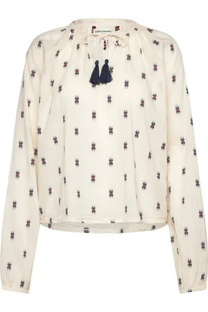 Lollys Laundry Biharll Blouse Ls Tops Blouses Long-sleeved Cream