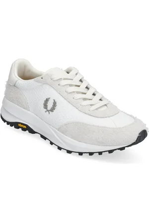 Fred Perry B800 Mesh/Hairy Suede Matalavartiset Sneakerit Tennarit White