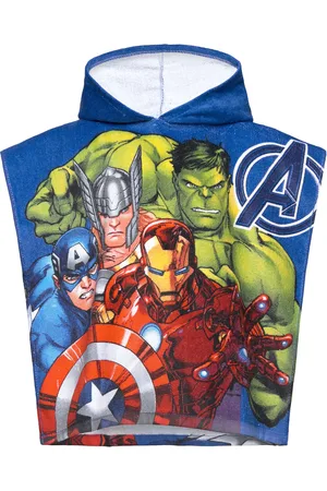 Brandmac Poncho Avengers 806 - 50X100 Cm Home Bath Time Bath Poncho Multi/patterned