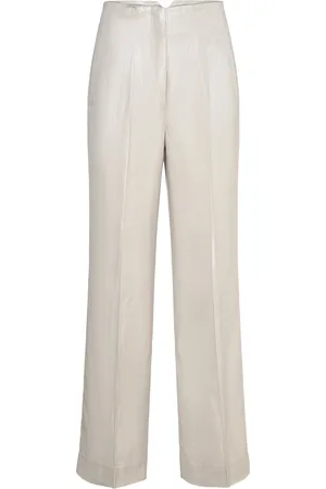 Copenhagen Muse Cmnatula-Pant Bottoms Trousers Straight Leg Grey