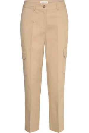 GANT Slim Chino Cargo Pants Bottoms Trousers Chinos Beige