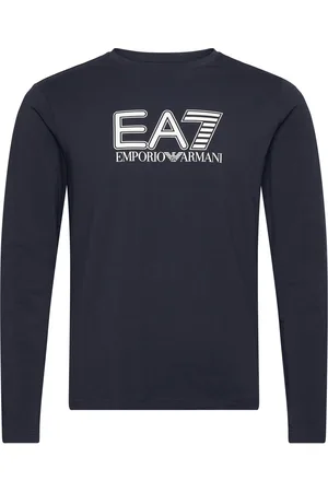 EA7 T-Shirt Tops T-shirts Long-sleeved Navy