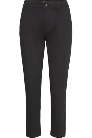 Claire Woman Thareza - Trousers Bottoms Trousers Chinos Black