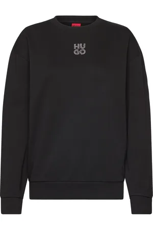 HUGO BOSS Easy Crew_6 Tops Sweat-shirts & Hoodies Sweat-shirts Black
