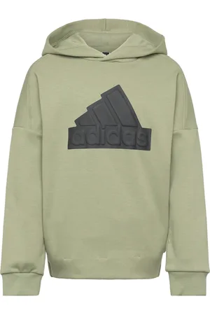 adidas U Fi Logo Hd Tops Sweat-shirts & Hoodies Hoodies Khaki Green