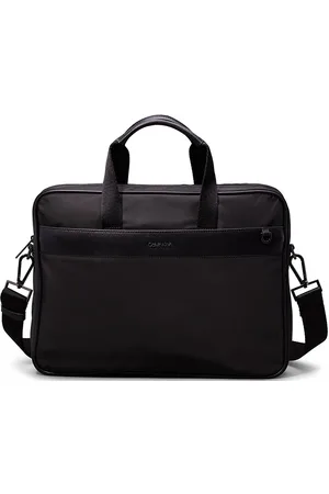 Calvin Klein Ck Est. Nylon Laptop Bag W/Case Tietok Laukku Läppärilaukku Laukku Black