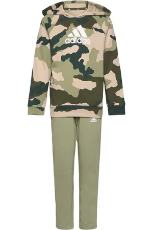 adidas Lk Camo Hd Set Sets Sweatsuits Green