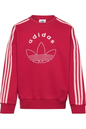 adidas Crew Tops Sweat-shirts & Hoodies Sweat-shirts Red