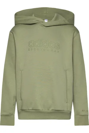 adidas J Szn Gfx Hd Tops Sweat-shirts & Hoodies Hoodies Green
