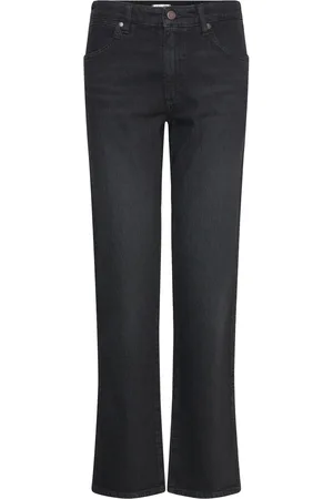 Wrangler Sunset Bottoms Jeans Straight-regular Black