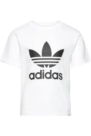 adidas Trefoil Tee Tops T-shirts Short-sleeved White