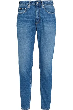 Calvin Klein Regular Taper Bottoms Jeans Tapered Blue