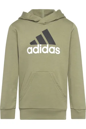 adidas U Bl 2 Hoodie Tops Sweat-shirts & Hoodies Hoodies Khaki Green
