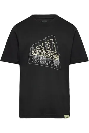 adidas Tech Table Tops T-shirts Short-sleeved Black