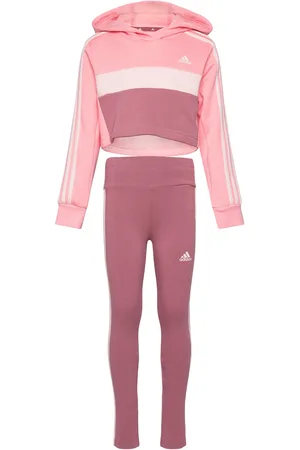 adidas Jg 3S Tib Fl Ts Sport Tracksuits Pink