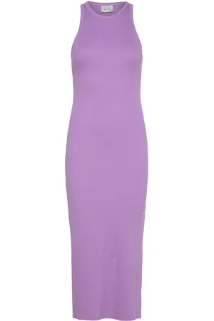 Gestuz Drewgz Sl Long Dress Polvipituinen Mekko Purple