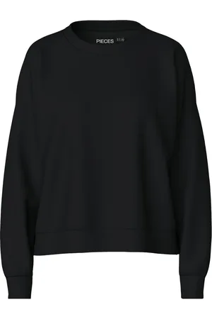 Pieces® Pcchilli Ls Sweat Noos Bc Tops Sweat-shirts & Hoodies Sweat-shirts Black