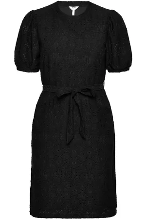 Object Objfeodora S/S Short Dress Noos Lyhyt Mekko Black