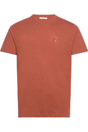 Revolution Regular T-Shirt Tops T-shirts Short-sleeved Orange
