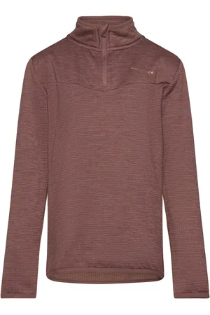 Endurance Ledger Jr. Waffle Midlayer Outerwear Base Layers Baselayer Tops Brown