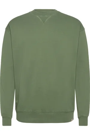 Revolution Loose Crewneck Tops Sweat-shirts & Hoodies Sweat-shirts Green