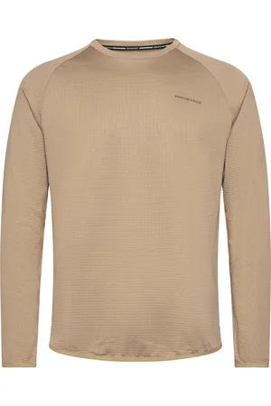Endurance Avan M Waffle L/S Tee Sport Men Sport Clothing Sport Tops Sport Long Sleeved Tops Beige