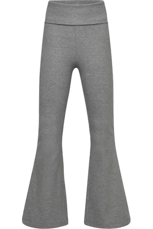 Lindex Trousers Jersey Yoga Flare Bottoms Sweatpants Grey