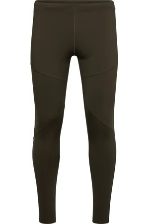 Endurance Samien M Long Tights Sport Men Sport Clothing Sport Tights Sport Training Tights Khaki Green