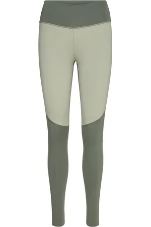 Endurance Flolia W Tights Sport Women Sport Clothing Sport Tights Sport Training Tights Khaki Green