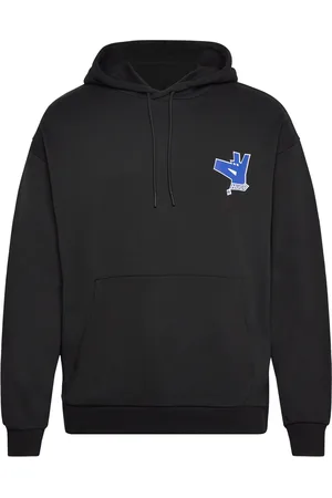 Hugo Blue Nallico Tops Sweat-shirts & Hoodies Hoodies Black