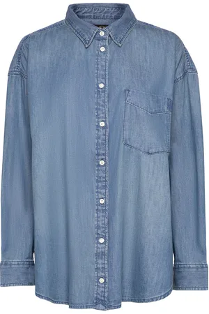 Ralph Lauren Relaxed Fit Denim Shirt Tops Shirts Denim Shirts Blue