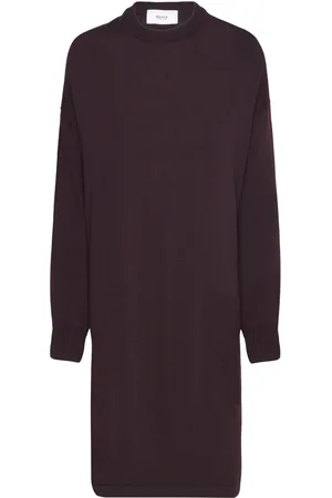 Makia Saga Dress Polvipituinen Mekko Burgundy
