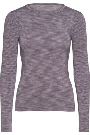 Endurance Crina W Seamless Melange L/S Tee Sport Sport Clothing Sports Tops & T-shirts Sport Long Sleeve Tops Purple