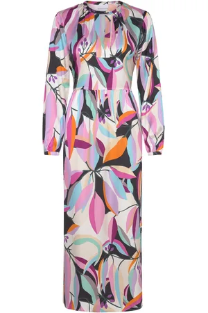 Coster Copenhagen Dress In Multi Leaf Print Maksimekko Juhlamekko Multi/patterned