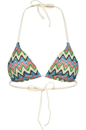Beck Söndergaard Amber Bikini Top Swimwear Bikinis Bikini Tops Triangle Bikinitops Blue